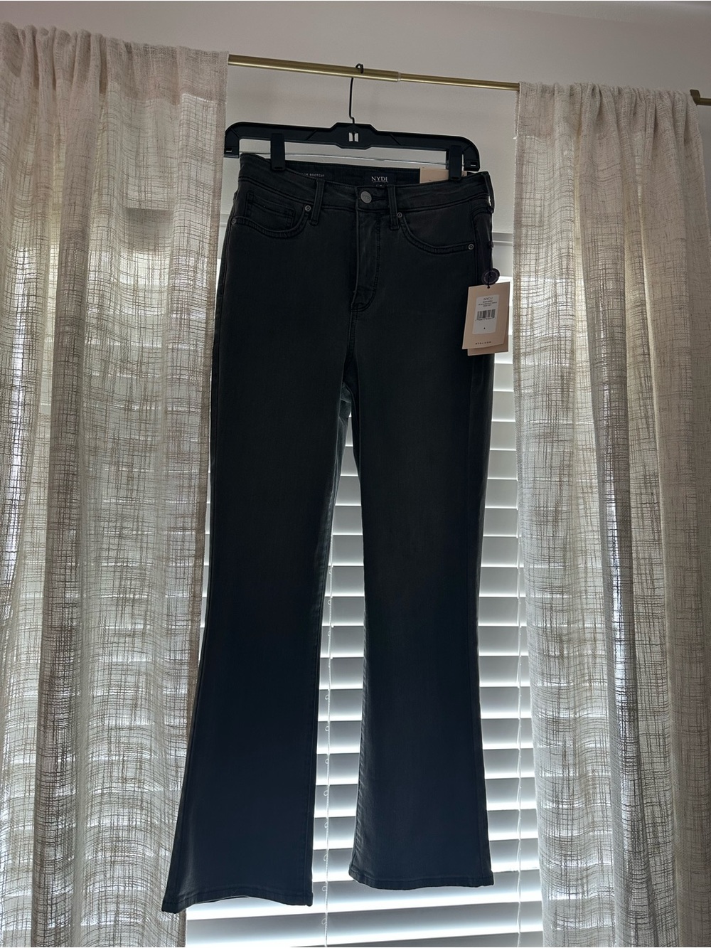 NWT NYDJ Black Flare & Wide Leg Jeans